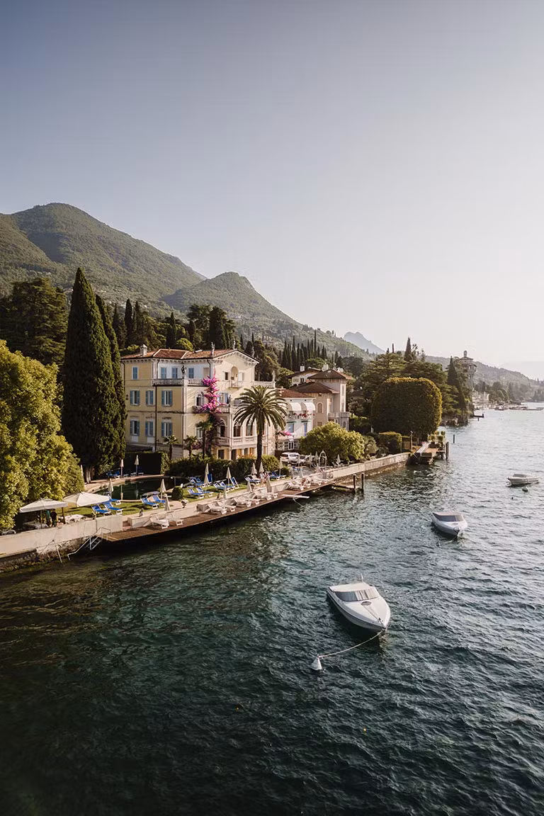 in barca sul Lago di Garda